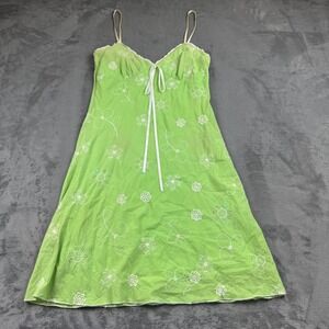 VTG Body Central Mini Dress Size S Bows Coquette Feminine Dainty Baby Doll Y2K